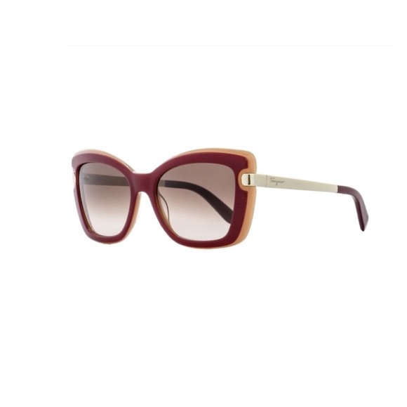 🌟SOLD🌟 NIB Salvatore Ferragamo Coral Sunglasses - Picture 4 of 6